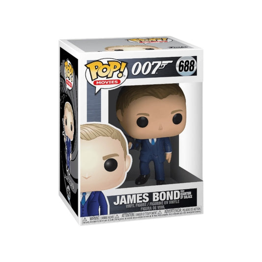 Funko Pop! 007 James Bond from Quantum of Solace 688 (VAULTED) + Free Protector