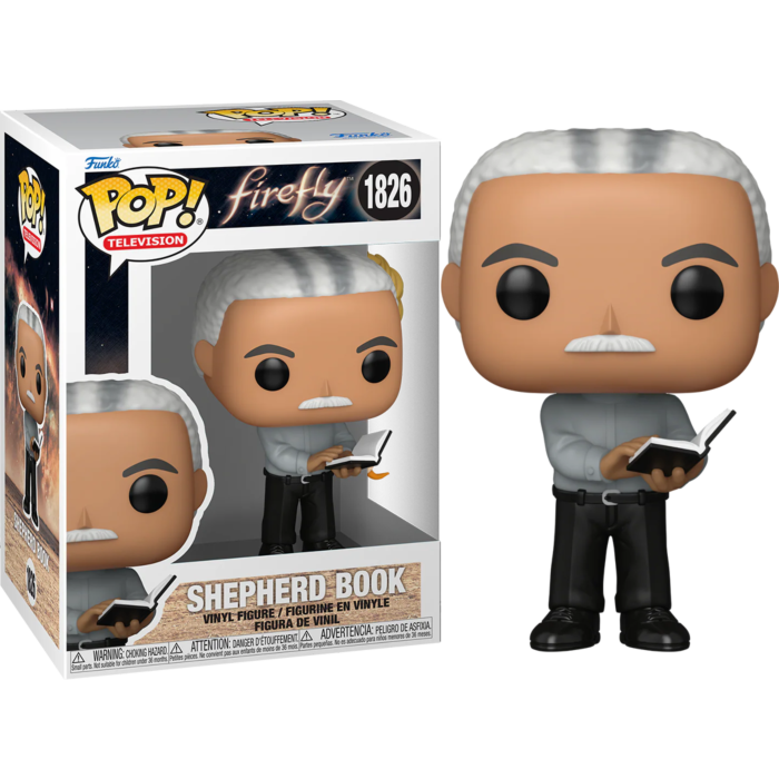 Funko Pop! Firefly - Shepherd Book 1826 Figure + Pop Protector