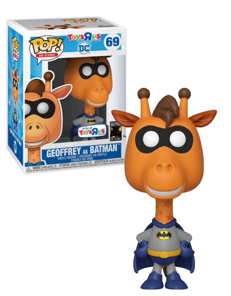 Funko Pop! Toys R Us DC Geoffrey as Batman 69 Toys R Us Exclusive (VAULTED) + Free Protector