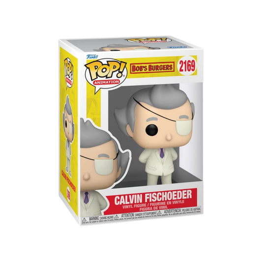 Funko Pop! Bob’s Burgers - Calvin Fischoeder 2169 Figure + Pop Protector