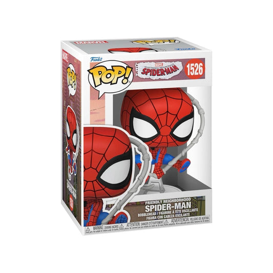 Funko Pop! Marvel Your Friendly Neighborhood Spider-Man 1526 + Pop Protector