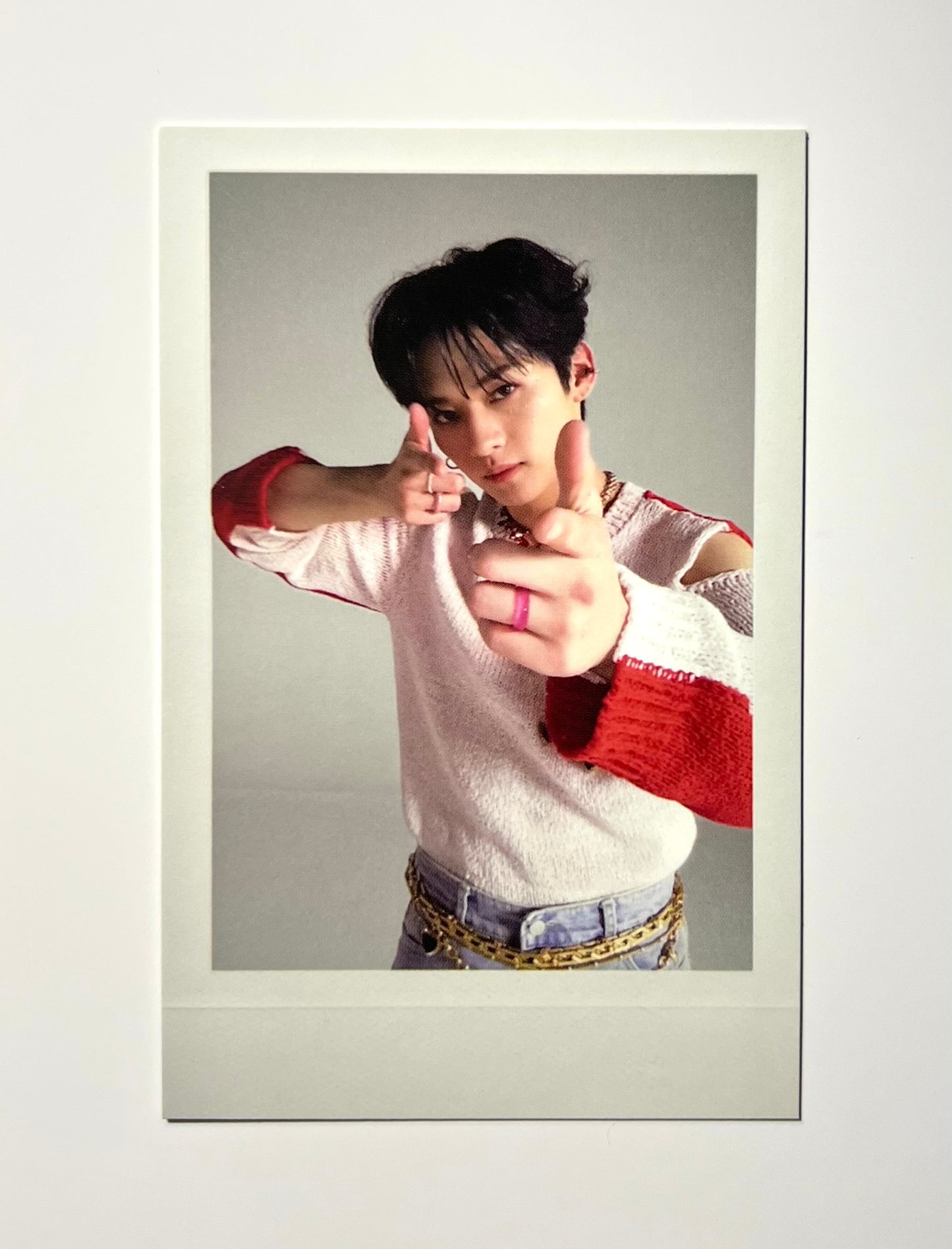 K-pop Stray Kids Mini Album Maxident LEE KNOW Polaroid Official Photocard