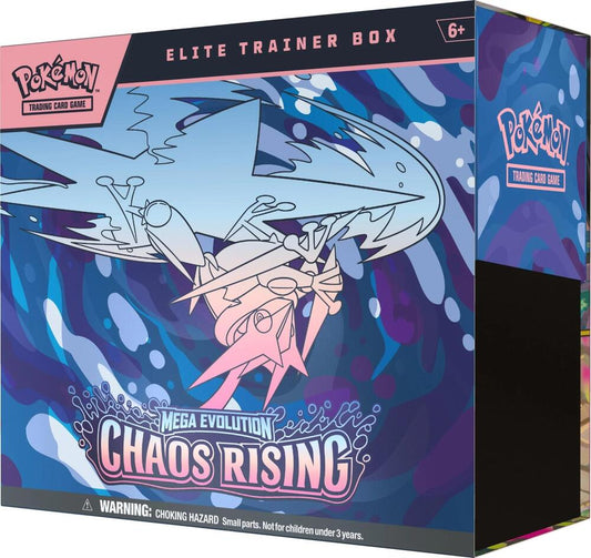 Pokemon TCG! Chaos Rising Elite Trainer Box - ME04: Chaos Rising (CRI)