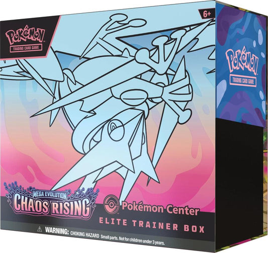 Pokemon TCG! Chaos Rising Pokemon Center Elite Trainer Box - ME04: Chaos Rising (CRI)