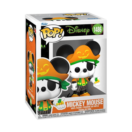 Funko Pop! Disney Halloween Edition Mickey Mouse 1486 + Free Protector
