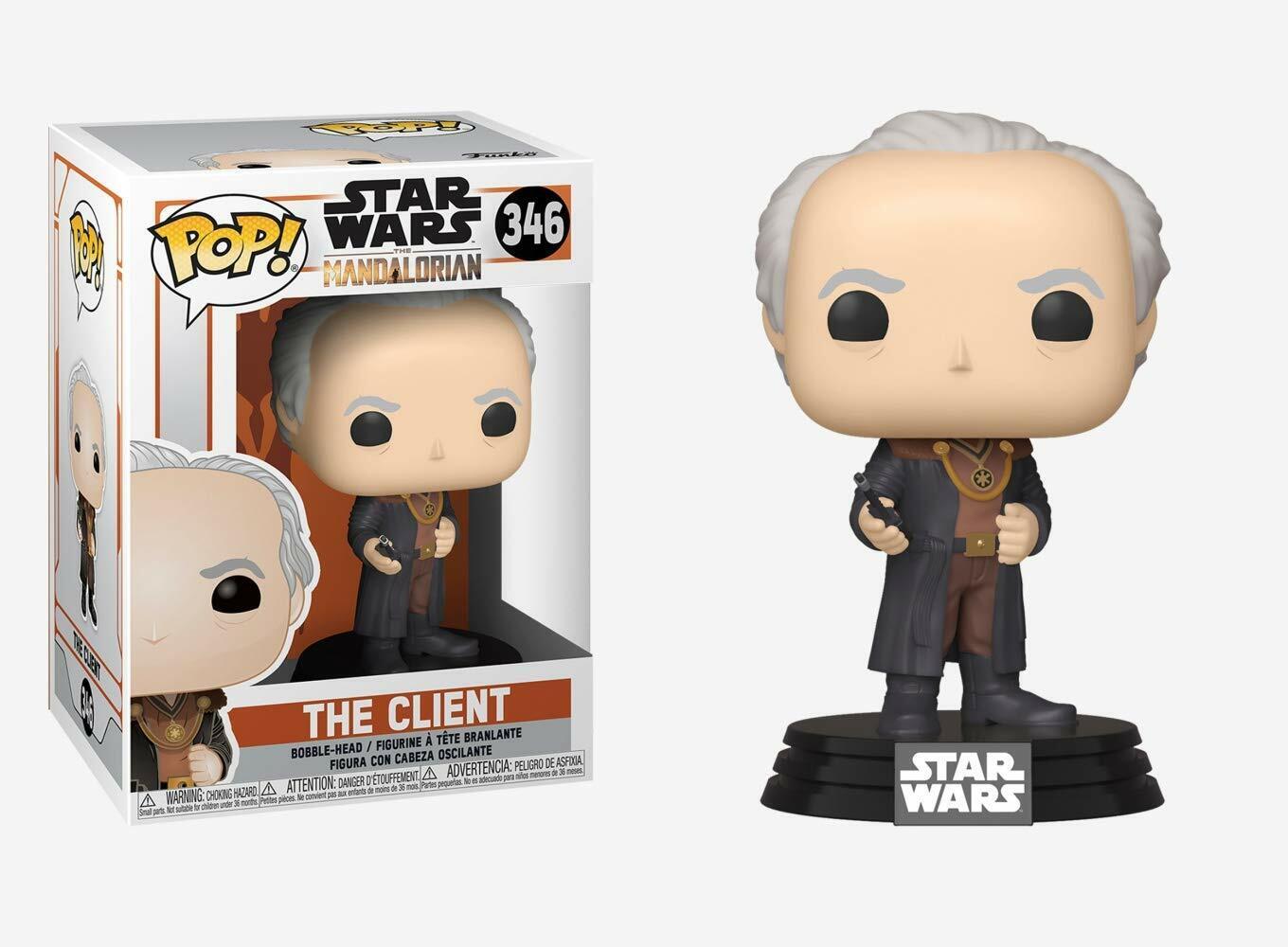 Funko Pop! Star Wars The Mandalorian - The Client 346 + Free Protector