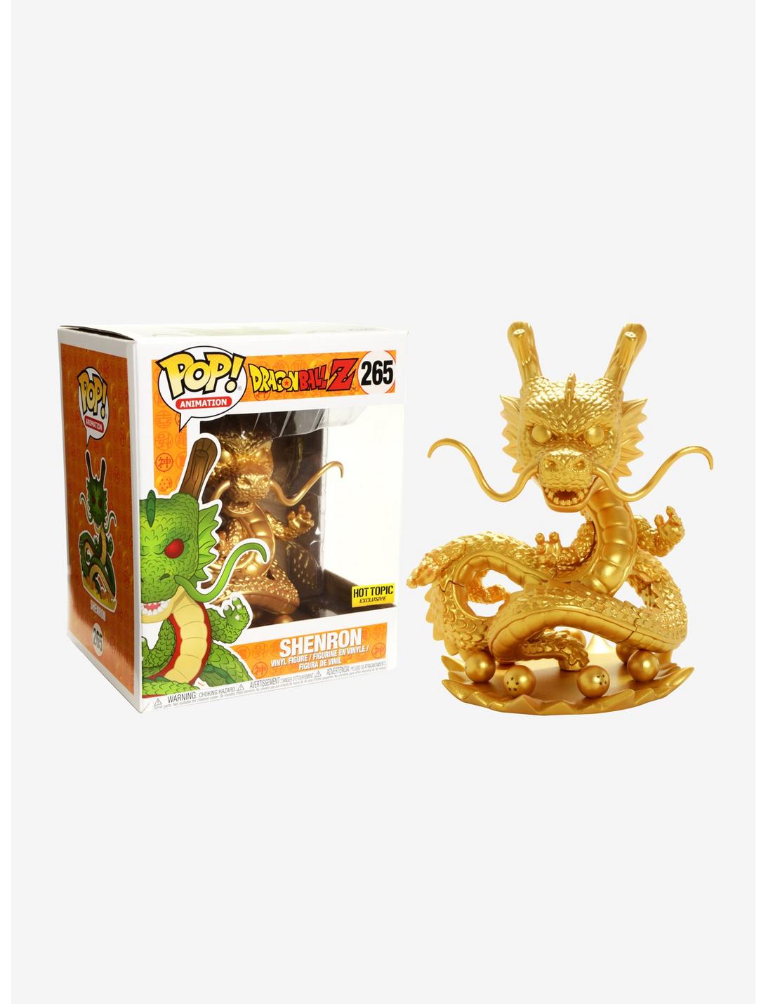 Funko Pop! Dragon Ball Z : Shenron (Gold) 265 (VAULTED) Hot Topic Exclusive