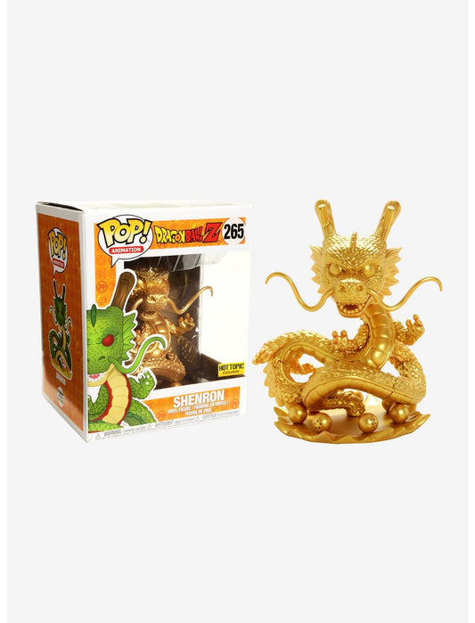 Funko Pop! Dragon Ball Z : Shenron (Gold) 265 (VAULTED) Hot Topic Exclusive