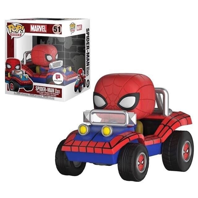 Funko Pop! Rides : Marvel Spider-Man with Spider Mobile 51 Walgreens Exclusive (VAULTED)