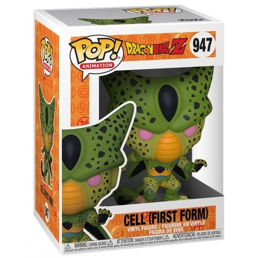 Funko Pop! Dragon Ball Z Cell (First Form) 947 + Free Protector
