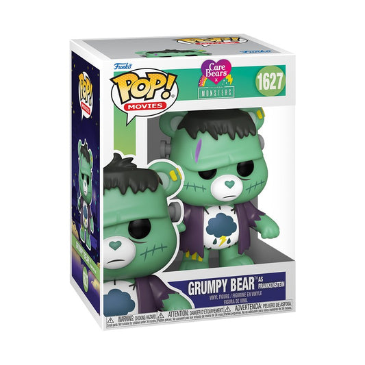 Funko Pop! Care Bears X Universal Monsters - Grumpy Bear as Frankenstein 1627 + Free Protector
