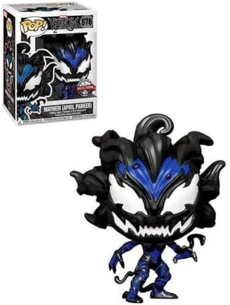 Funko Pop! Marvel Venom - Mayhem (April Parker) 676 Special Edition + Free Protector