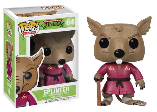 Funko Pop! Teenage Mutant Ninja Turtles Splinter 64 + Free Protector (VAULTED)
