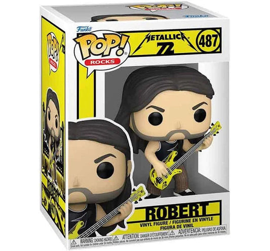 Funko Pop! Metallica 72 Seasons - Robert 487 Figure + Pop Protector