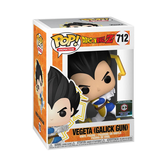 Funko Pop! Dragon Ball Z : Vegeta (Galick Gun) 712 Chalice Collectibles Exclusive (VAULTED) + Pop Protector