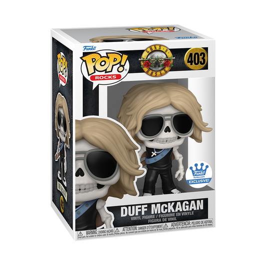 Funko Pop! Guns N Roses : Duff McKagan 403 Funko Shop Exclusive + Pop Protector