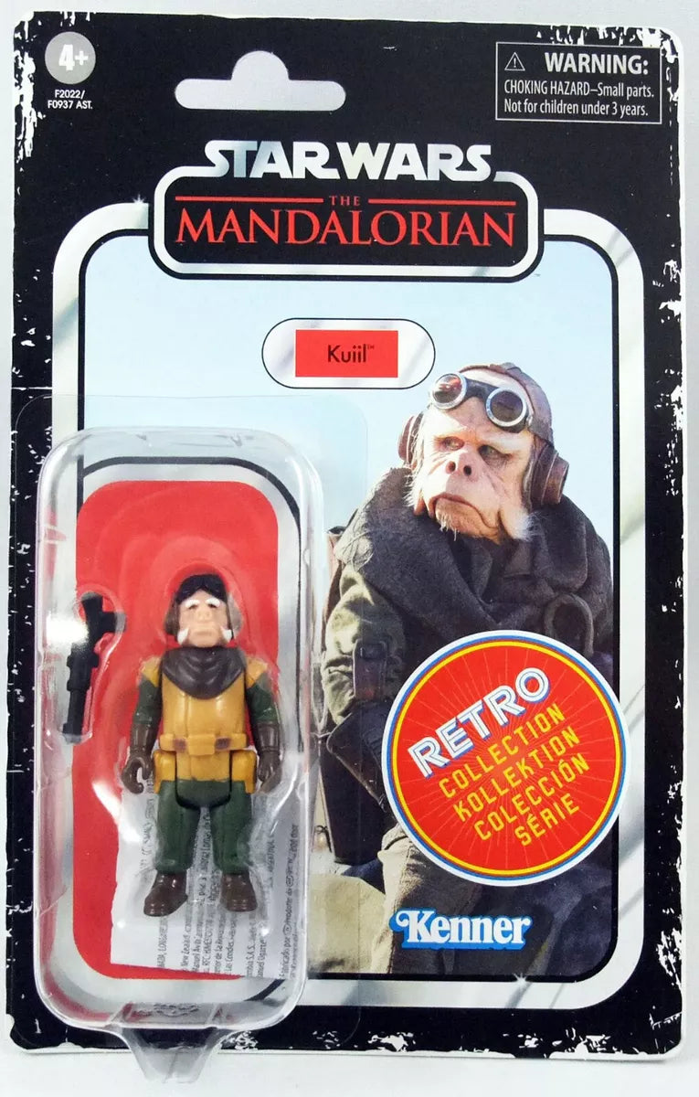 Star Wars: The Mandalorian - The Vintage Retro Collection Kuiil 3.75-Inch Collectible Action Figure