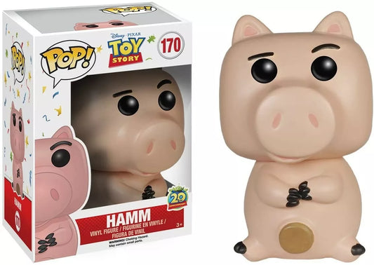 Funko Pop! Disney Pixar Toy Story 20th Anniversary - Hamm 170 (VAULTED) + Free Protector
