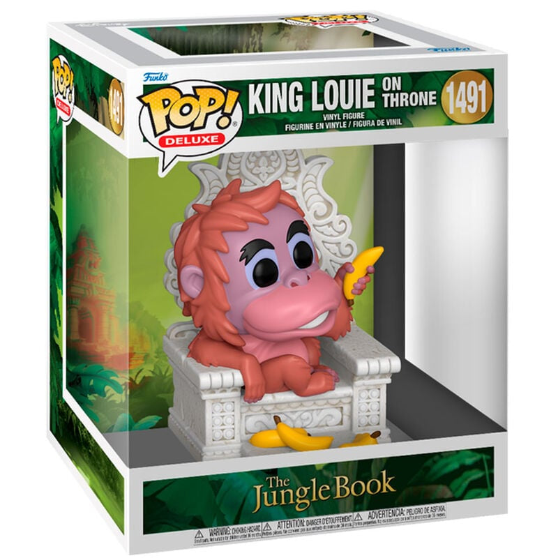 Funko Pop! The Jungle Book : King Louie on Throne 1491 Vinyl 6-Inch Figure
