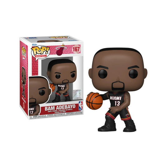 Funko Pop! NBA Miami Heat Bam Adebayo 167 + Free Protector