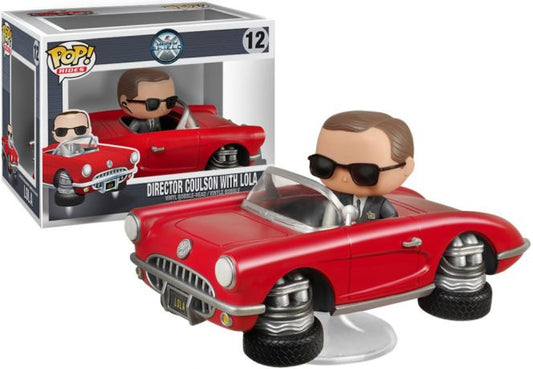 Funko Pop! Marvel Agents Of Shield : Director Coulson with Lola 12 Rides Figure (VAULTED)