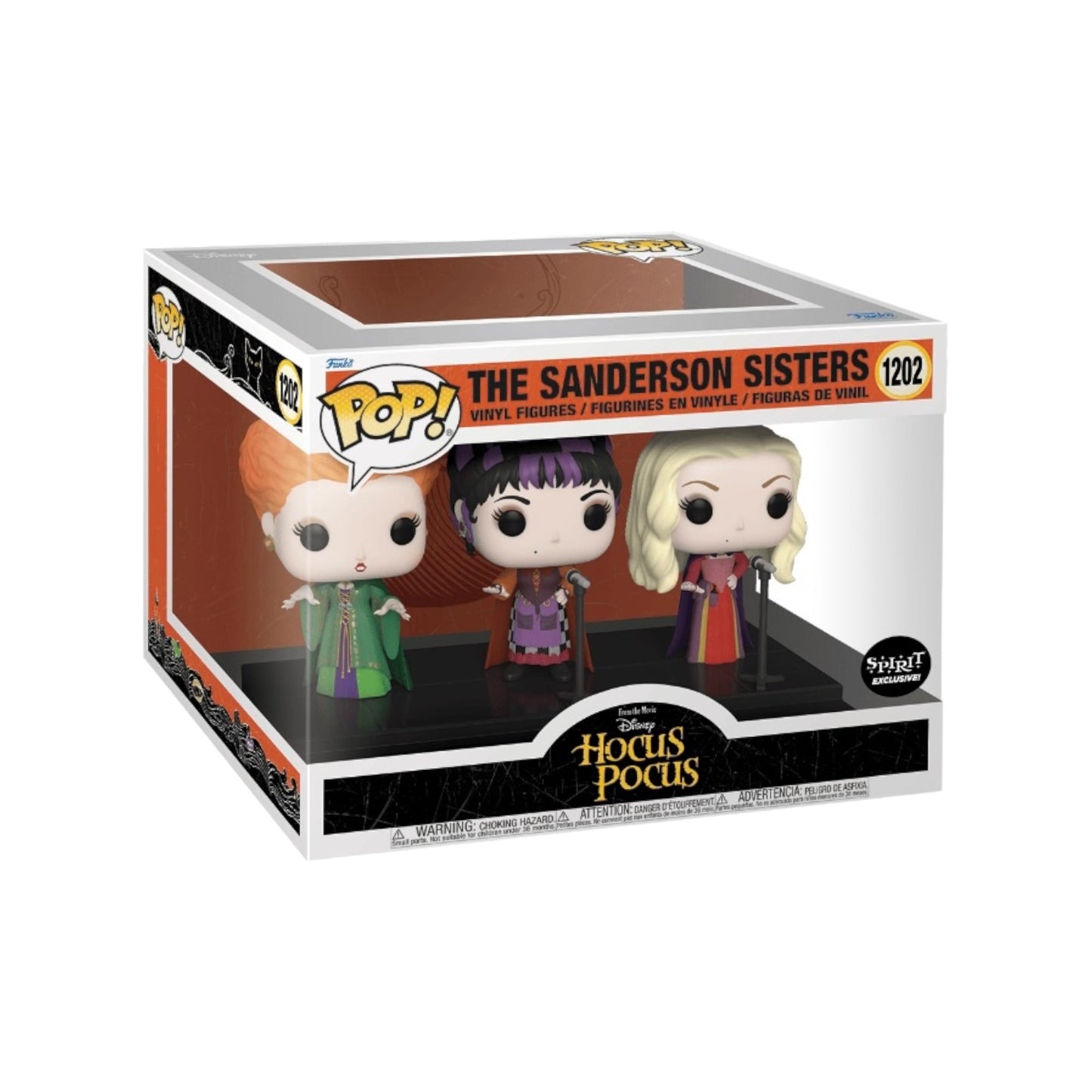 Funko Pop! Disney Hocus Pocus - The Sanderson Sisters 1202 Spirit Exclusive