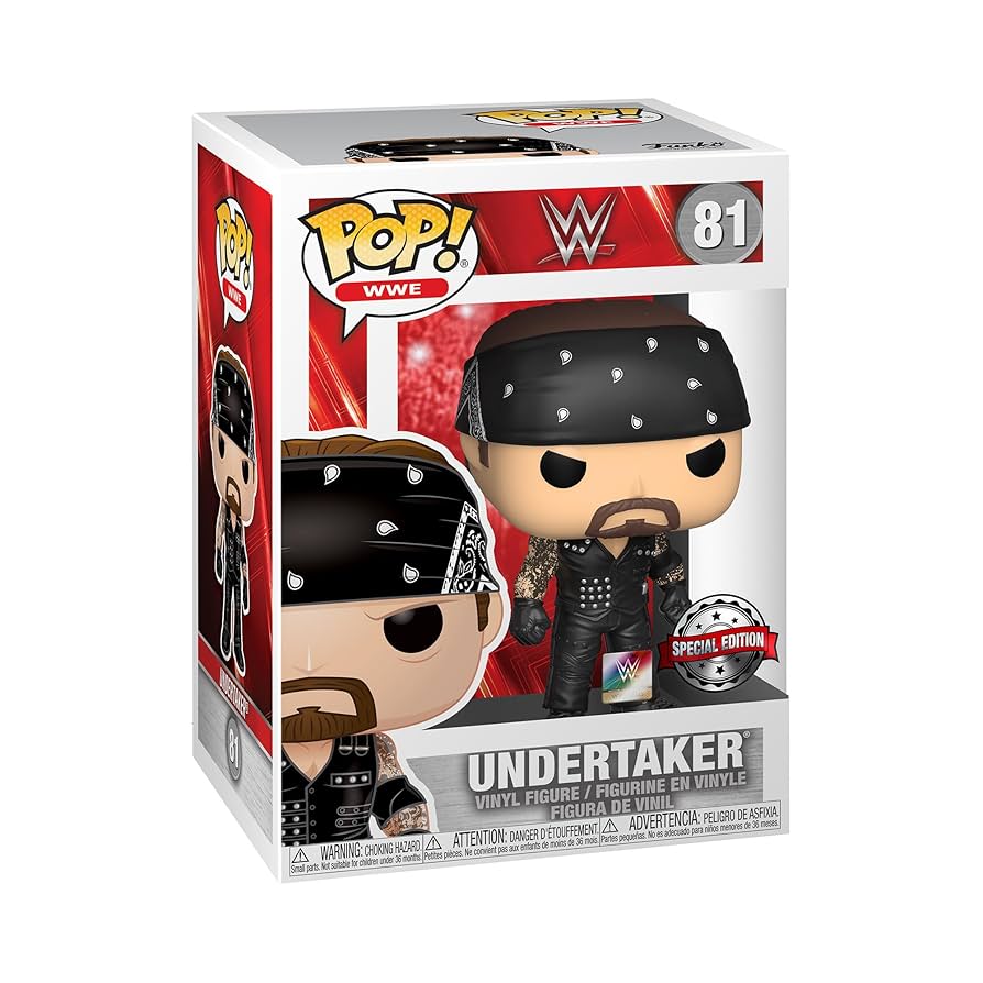Funko Pop! WWE Undertaker 81 Special Edition + Pop Protector
