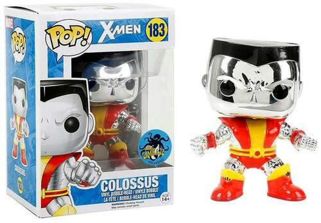 Funko Pop! Marvel X-Men Colossus 183 Comikaze Exclusive (VAULTED) + Free Protector