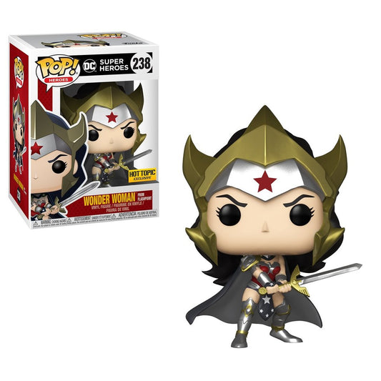 Funko Pop! DC Super Heroes : Wonder Woman 238 Hot Topic Exclusive + Free Protector