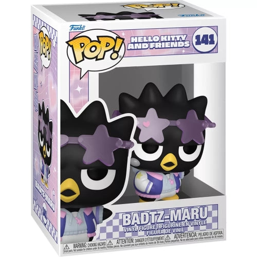 Funko Pop! Sanrio Hello Kitty and Friends - K-POP Outfit Badtz-Maru 141 Figure + Pop Protector