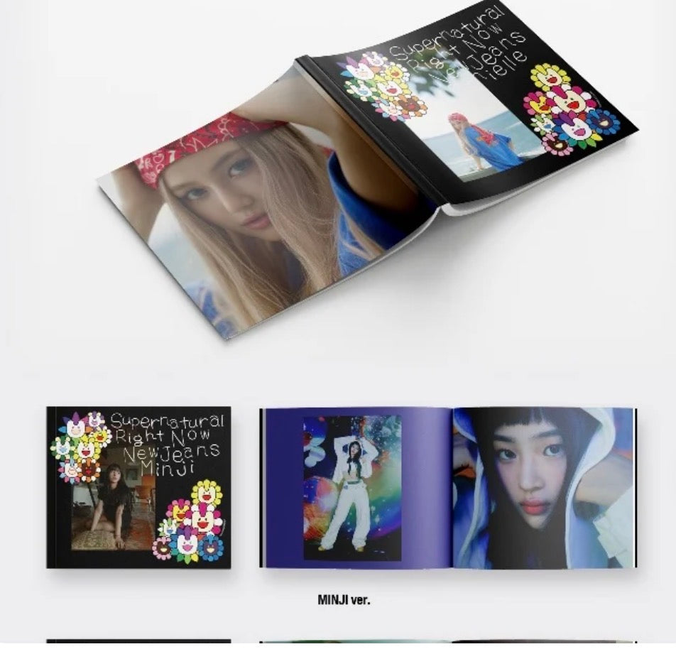 K-POP NEWJEANS - [SUPERNATURAL] NJ X MURAKAMI (CROSS BAG VER.) HYEIN (WHITE VERSION)