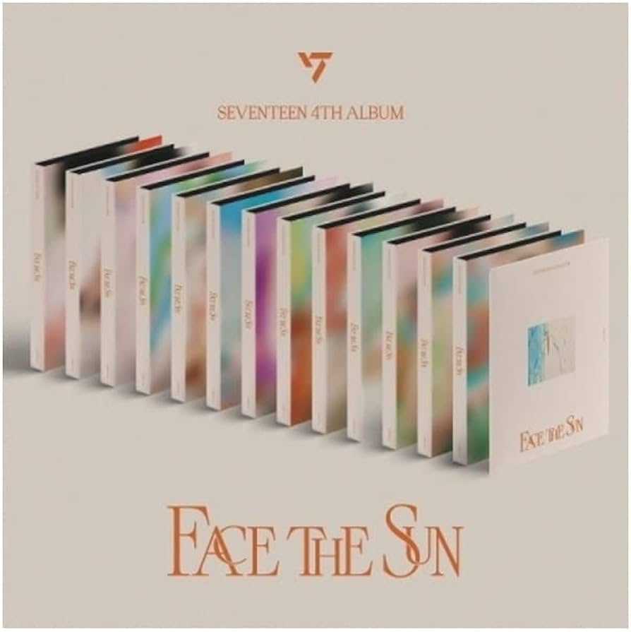 K-pop Seventeen : Face The Sun 4th Mini Album Carat Ver. (1 OUT OF 13 RANDOM)