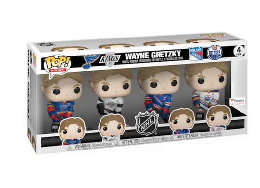 Funko Pop! NHL St. Louis Los Angeles Kings New York Rangers Wayne Gretzky 4 Pack