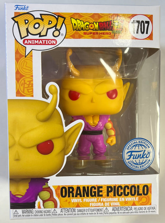 Funko Pop! Dragon Ball Super: Super Hero - Orange Piccolo 1707 Funko Special Edition + Free Protector