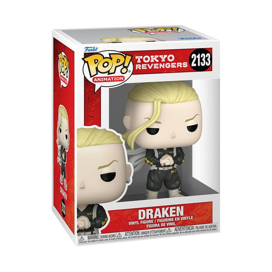Funko Pop! Tokyo Revengers - Draken 2133 Figure + Pop Protector