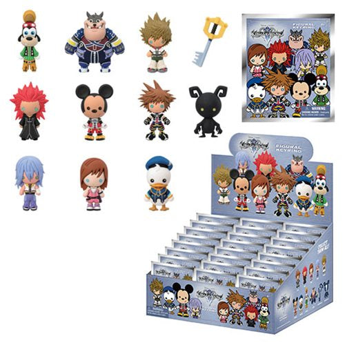Disney Kingdom Hearts 3D Figural Keyring Foam Bag Clip Mystery Bag (One Variation Chosen at Random)