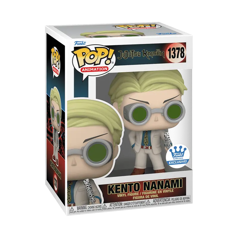 Funko Pop! Jujutsu Kaisen Kento Nanami 1378 Funko Shop Exclusive +  Protector