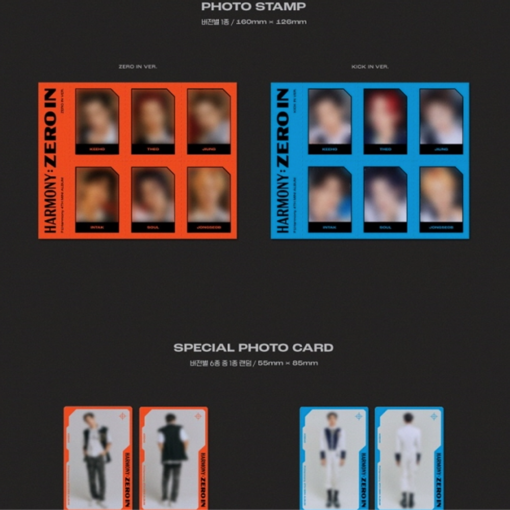 K-pop P1Harmony - Harmony : Zero In (5th Mini Album) Kick In Ver.