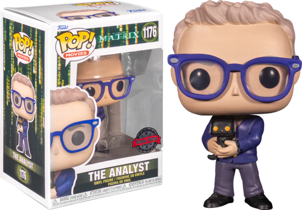 Funko POP! Movies: Matrix #1176 - The Analyst Special Edition + PROTECTOR!