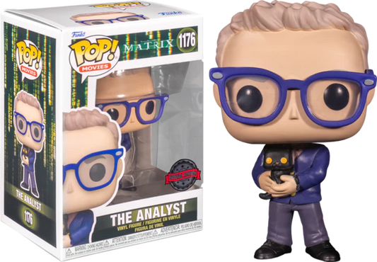 Funko POP! Movies: Matrix #1176 - The Analyst Special Edition + PROTECTOR!