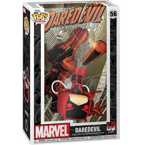 Preorder Daredevil #1 60th Anniversary Funko Pop! Comic Cover Figure #56 with Case