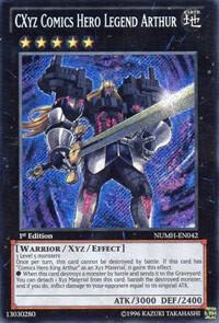 CXyz Comics Hero Legend Arthur - Number Hunters (NUMH)