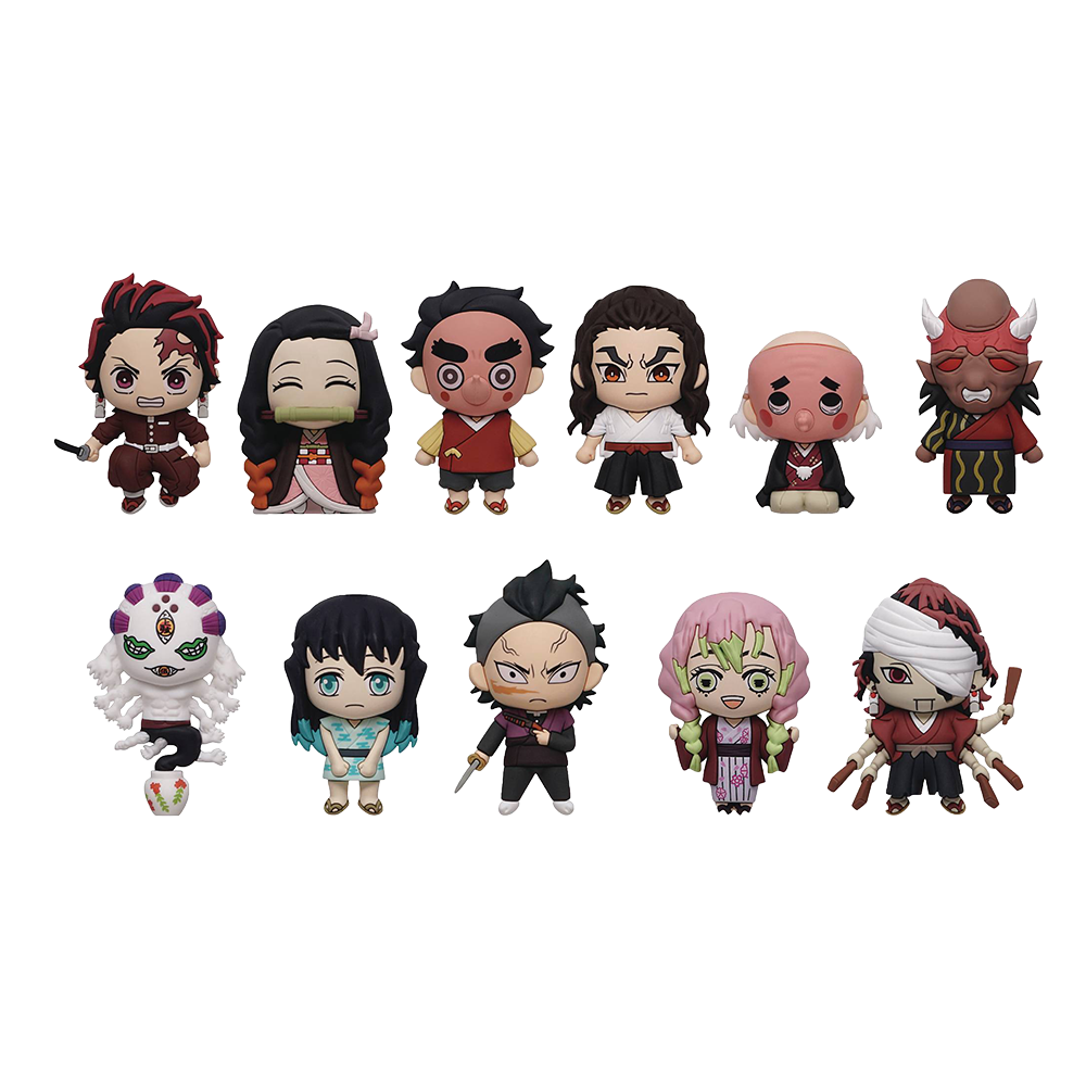 Demon Slayer Series 7 Mystery 3D Foam Figural Bag Clip (One Variation Chosen at Random)