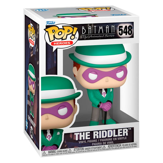 Funko Pop! Batman The Animated Series - The Riddler 548 Figure + Pop Protector