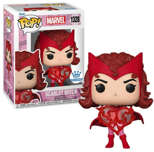 Funko Pop! Marvel Scarlet Witch 1328 Funko Shop Exclusive + Free Protector