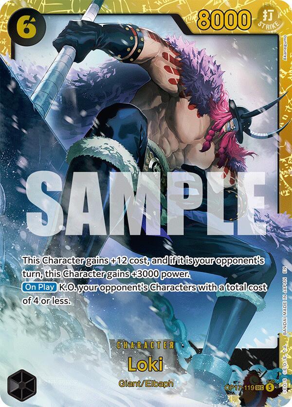 One Piece TCG! Loki - The World's Strongest Warriors (OP17)