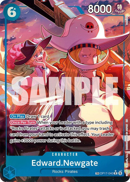 One Piece TCG! Edward.Newgate (040) (TR) - The World's Strongest Warriors (OP17)