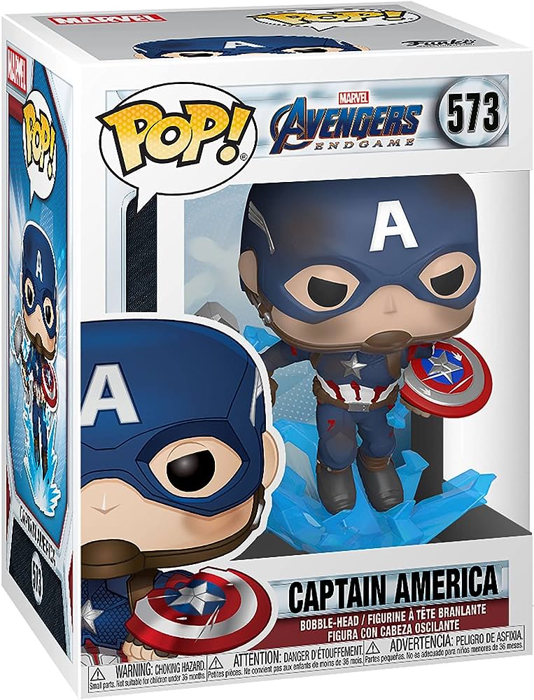 Funko POP! Avengers Endgame #573 - Captain America + Protector!