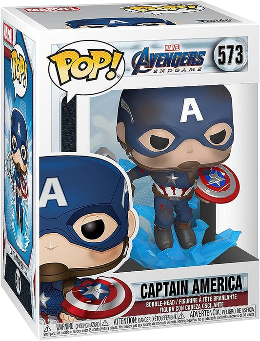 Funko Pop! Marvel Avengers Endgame - Captain America 573 + Protector!