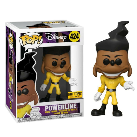 Funko Pop! Disney A Goofy Movie Powerline 424 Hot Topic Exclusive + Free Protector